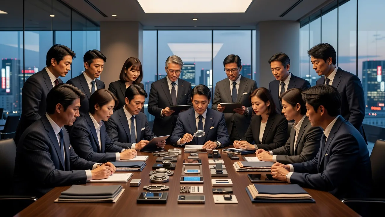 International business sourcing meeting